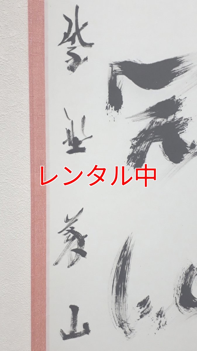 画像2: 掛軸No11【山花開似錦】 (2)