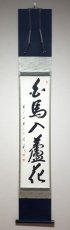 画像1:  掛軸No16【白馬入盧花】 (1)