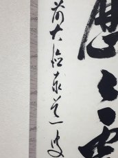 画像2: 掛軸No161【明歴々露堂々】 (2)