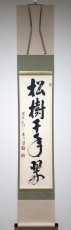 画像1:  掛軸No60【松樹千年翠】 (1)